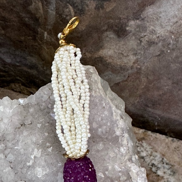 Gold Citizen Rhinestone Turkish Pearl Watch - Picture 6 of 11